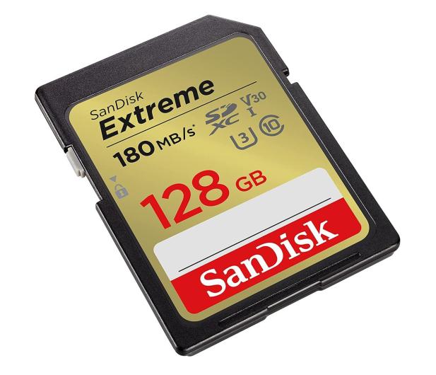 Sandisk 128GB SDXC Extreme 180MB/s A2 C10 V30 UHS-I U3 - 1058636 - zdjęcie 2